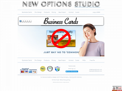 newoptionsstudio.com snapshot