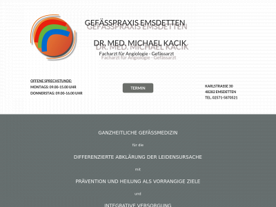 mein-gefaessarzt.de snapshot