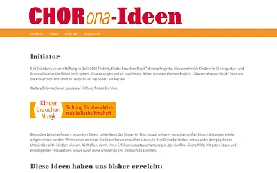 chor-idee.de snapshot