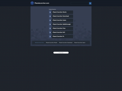 planetscorcher.com snapshot