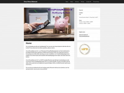 everypennybalanced.com snapshot
