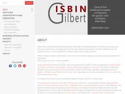 gilbertisbin.com snapshot