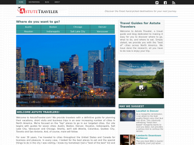 astutetraveler.com snapshot