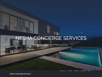 neshaconcierge.com snapshot