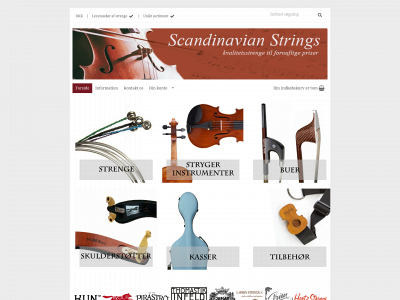 scandinavianstrings.dk snapshot