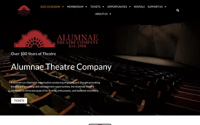 www.alumnaetheatre.com snapshot