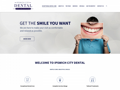 ipswichcitydental.com snapshot