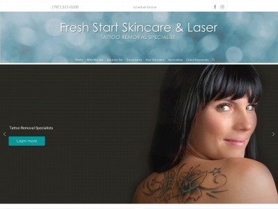freshstartskincare.com snapshot