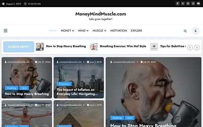 moneymindmuscle.com snapshot