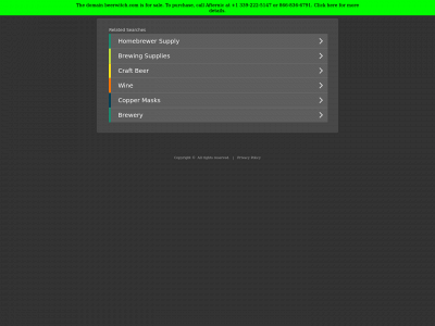 beerwitch.com snapshot