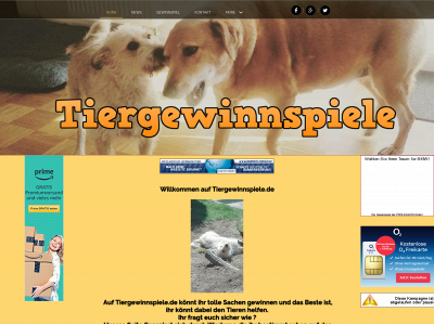 tiergewinnspiele.de snapshot