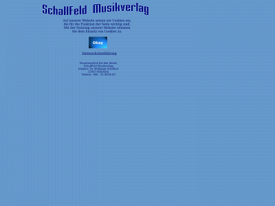 schallfeld.de snapshot