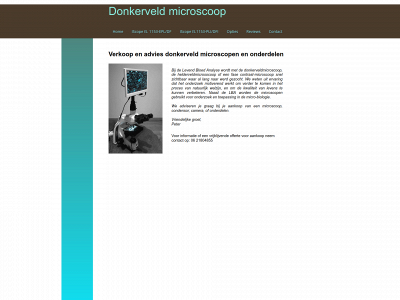 donkerveldmicroscoop.nl snapshot