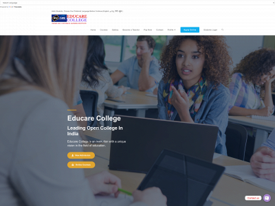 educarecollege.in snapshot