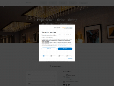 mirasresturant.co.uk snapshot
