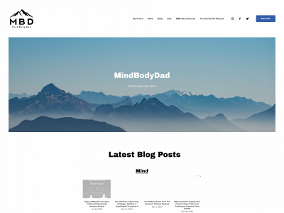 mindbodydad.com snapshot