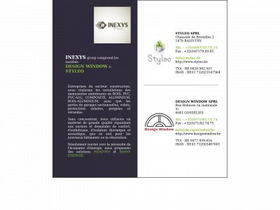 inexys.be snapshot