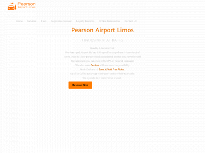 www.pearsonairportlimos.com snapshot