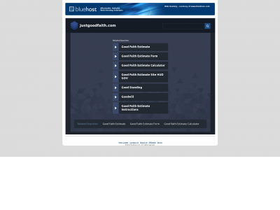 justgoodfaith.com snapshot