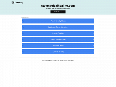 staymagicalhealing.com snapshot