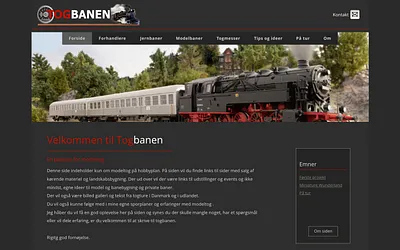 togbanen.dk snapshot