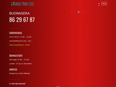 maarslet-pizza.dk snapshot