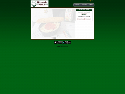 michaelspizza.hungerrush.com snapshot