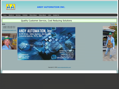 andyautomation.com snapshot