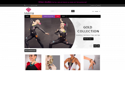 malinajewellery.co.uk snapshot