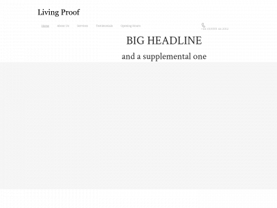 livingproof.one snapshot