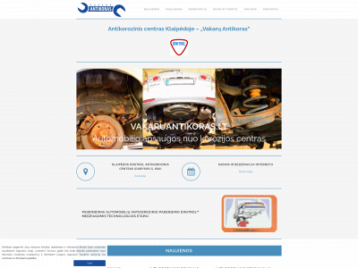 vakaruantikoras.lt snapshot