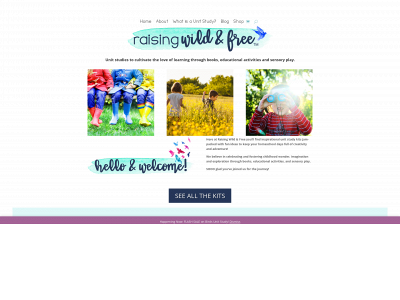 raisingwildandfree.com snapshot
