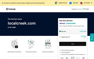 localcreek.com snapshot