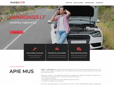 avarija123.lt snapshot