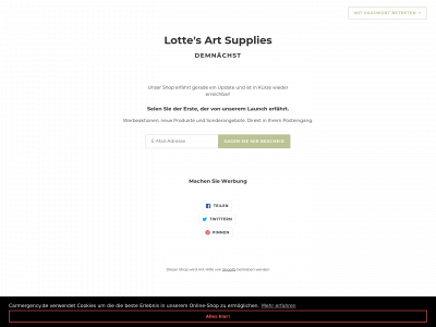 lottesartsupplies.com snapshot
