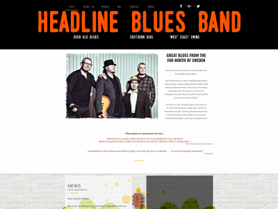 headlinebluesband.se snapshot