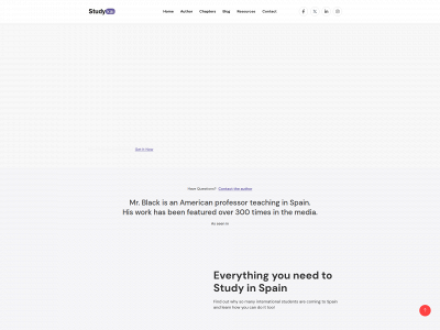 studyinginspain.com snapshot