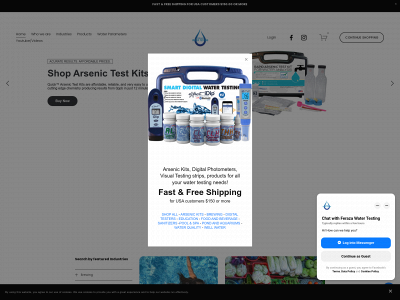 ferazawatertesting-usa.com snapshot