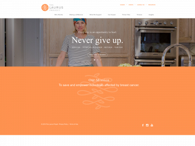 thelaurusproject.com snapshot