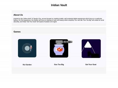 iridianvault.com snapshot