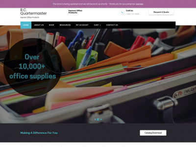 rcquartermaster.com snapshot