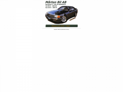 martenbil.se snapshot