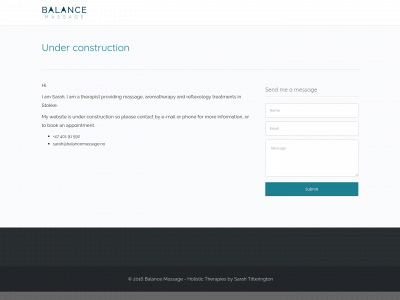 balancemassage.no snapshot