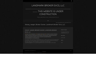 landmarkbrokersvcs.com snapshot