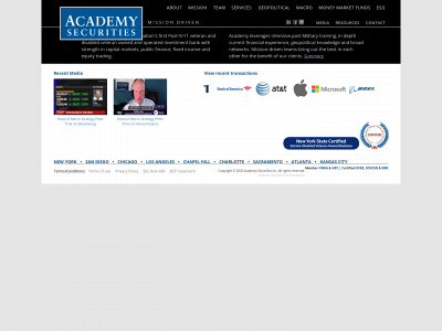 academysecurities.com snapshot