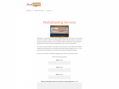 sandscribe.com snapshot