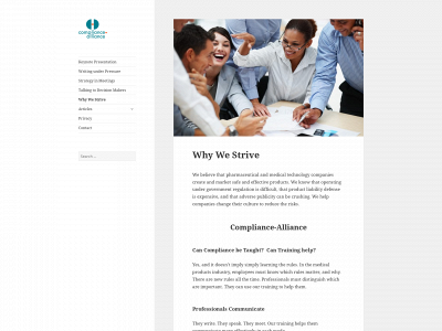 compliance-alliance.com snapshot