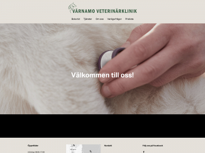 varnamoveterinarklinik.se snapshot