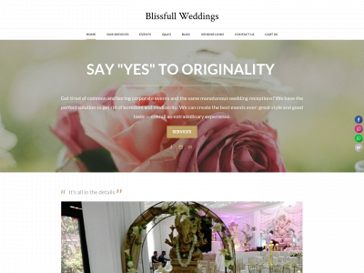 blissfullweddings.weebly.com snapshot