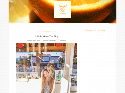 imperfectmomcafe.com snapshot